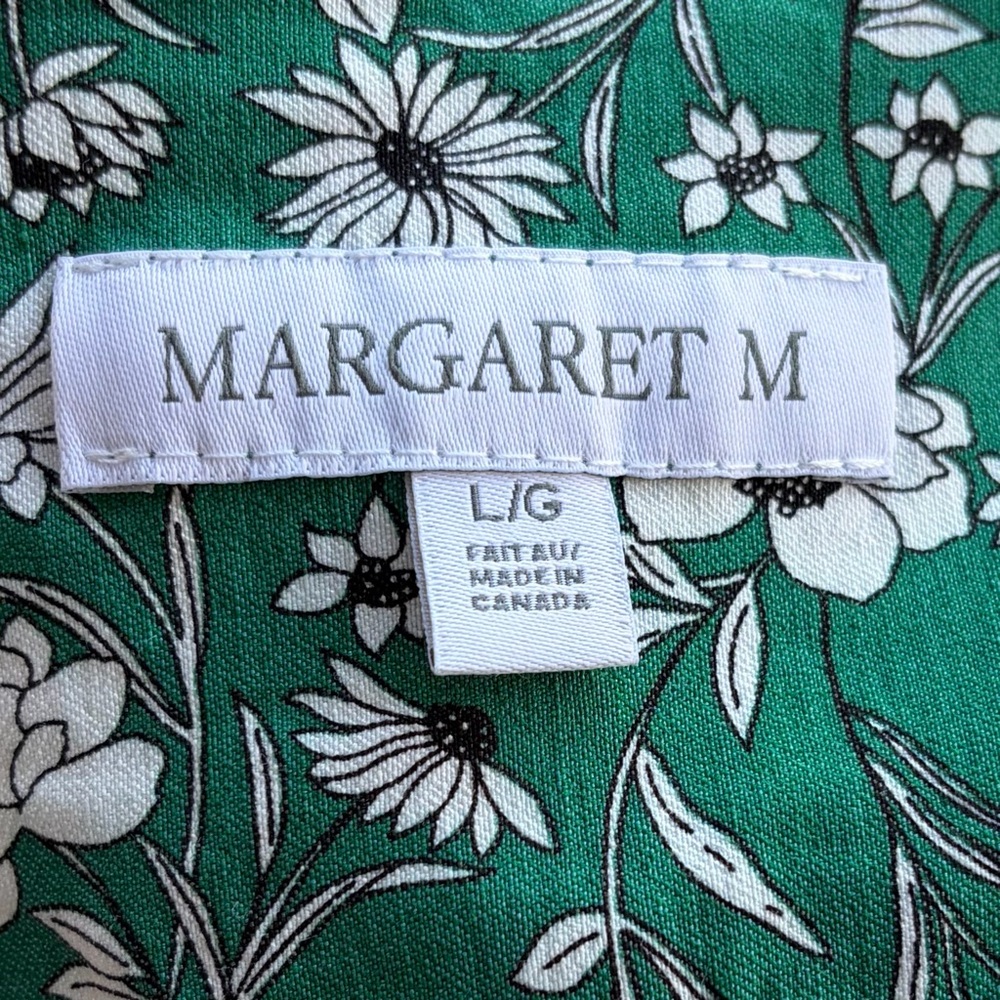 •Margaret M• Floral Knee-Length Pull-On Pencil Skirt - Size Large - Picture 2 of 9